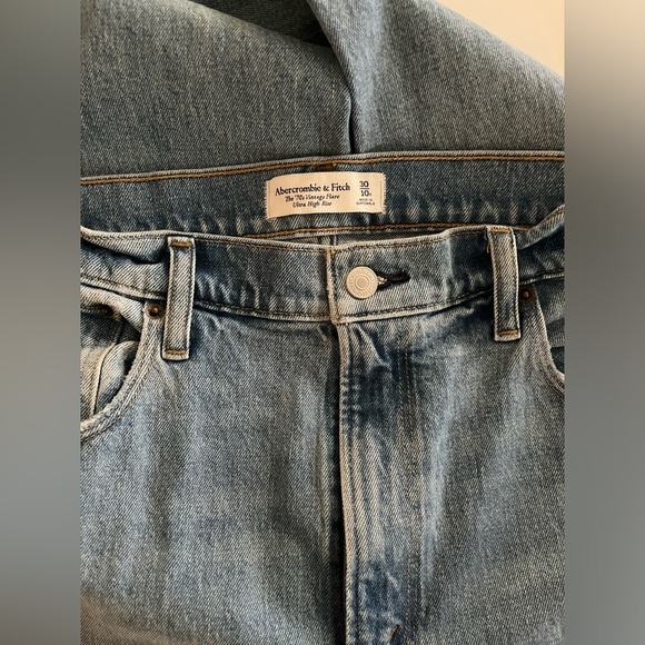 Abercrombie 70s vintage flare ultra high rise 30R - Picture 4 of 9
